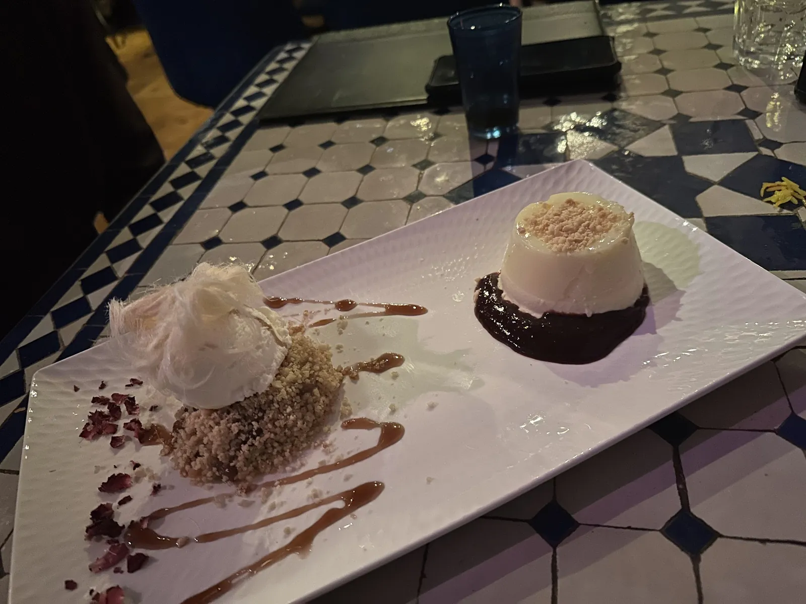 Moroccan panna cotta